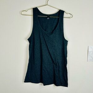 Tulip AS Colour Women’s Charcoal Gray Racerback Tank Top Size M Soft Lightweight